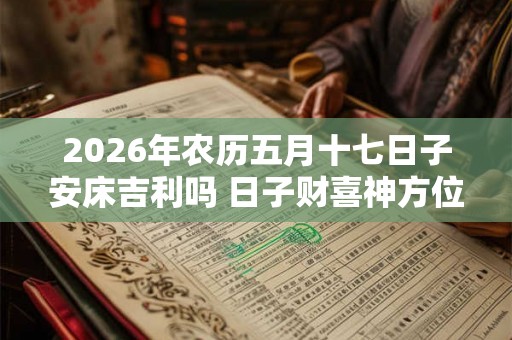 2026年农历五月十七日子安床吉利吗 日子财喜神方位