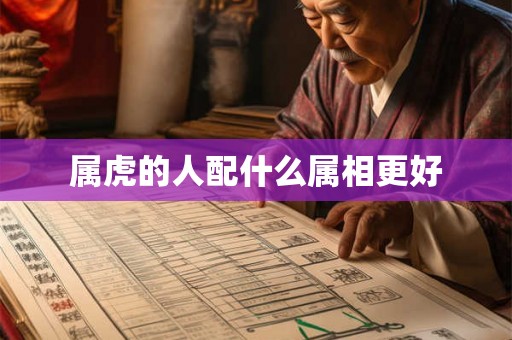 属虎的人配什么属相更好