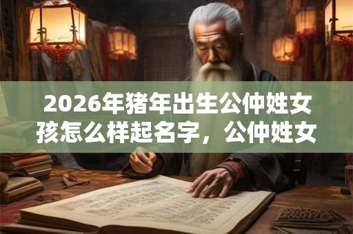 2026年猪年出生公仲姓女孩怎么样起名字，公仲姓女孩好名推荐