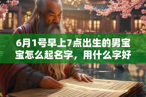 6月1号早上7点出生的男宝宝怎么起名字,用什么字好 6月1号早上7点出生的男宝宝怎么起名字,用什么字好