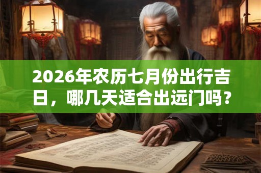 2026年农历七月份出行吉日,哪几天适合出远门吗? 2026年农历七月份出行吉日,哪几天适合出远门吗?