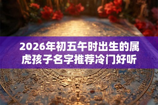 2026年初五午时出生的属虎孩子名字推荐冷门好听 2026年初五午时出生的属虎孩子名字推荐冷门好听