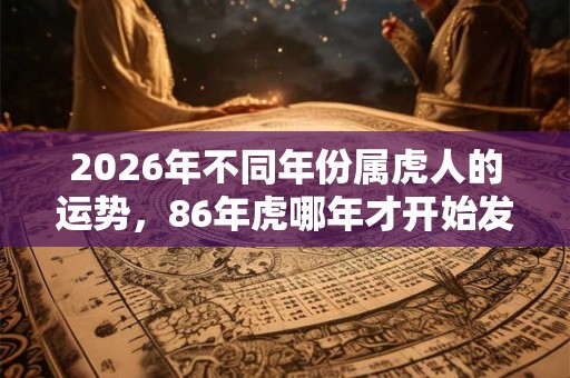 2026年不同年份属虎人的运势，86年虎哪年才开始发财