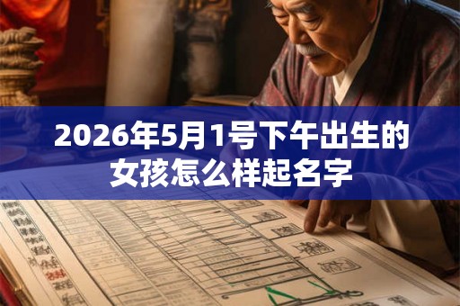 2026年5月1号下午出生的女孩怎么样起名字 2026年5月1号下午出生的女孩怎么样起名字