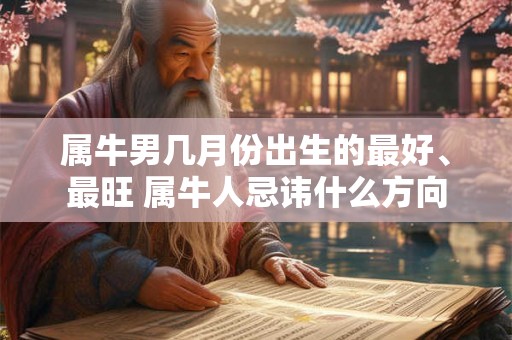 属牛男几月份出生的最好、最旺 属牛人忌讳什么方向