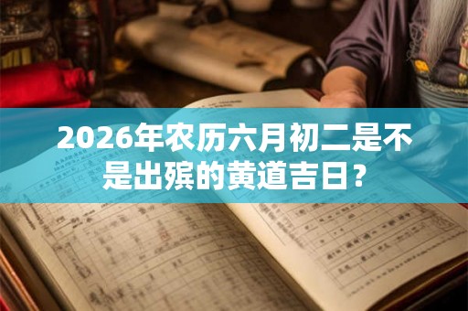 2026年农历六月初二是不是出殡的黄道吉日? 2026年农历六月初二是不是出殡的黄道吉日?