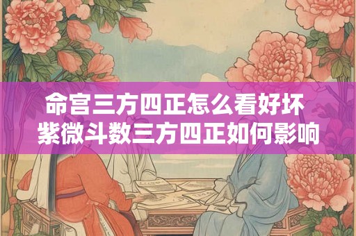 命宫三方四正怎么看好坏 紫微斗数三方四正如何影响