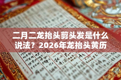 二月二龙抬头剪头发是什么说法？2026年龙抬头黄历宜理发吗？