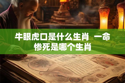 牛眼虎口是什么生肖  一命惨死是哪个生肖