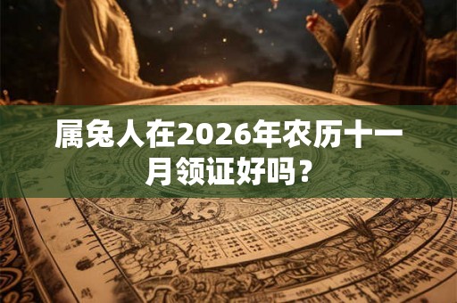 属兔人在2026年农历十一月领证好吗？