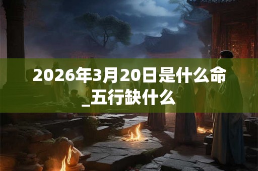 2026年3月20日是什么命_五行缺什么