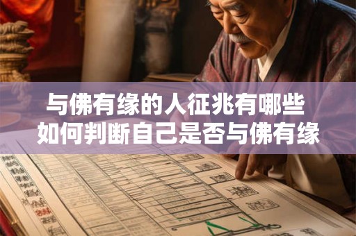 与佛有缘的人征兆有哪些 如何判断自己是否与佛有缘