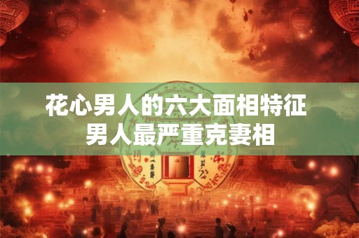 花心男人的六大面相特征 男人最严重克妻相