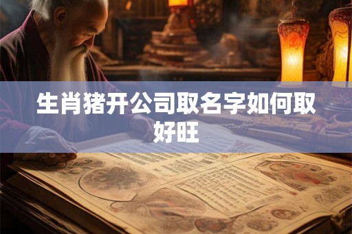 生肖猪开公司取名字如何取好旺
