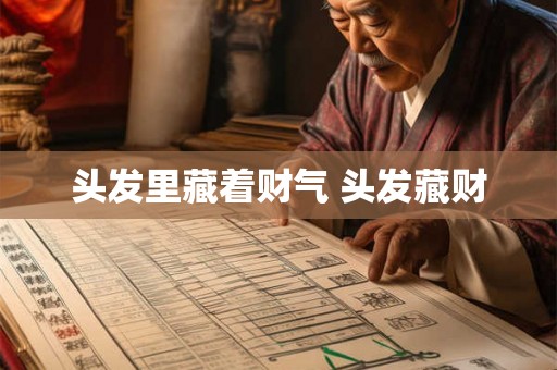 头发里藏着财气 头发藏财
