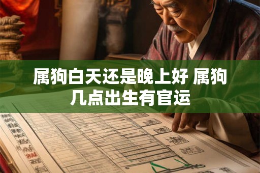 属狗白天还是晚上好 属狗几点出生有官运