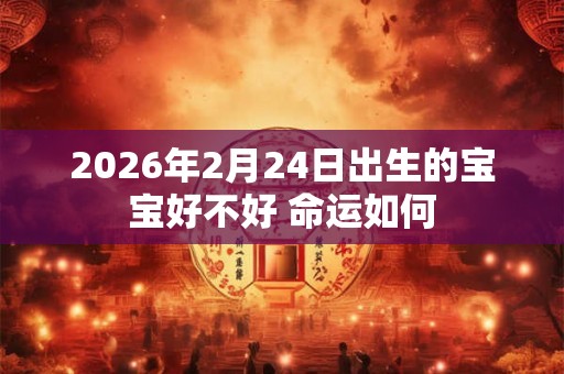 2026年2月24日出生的宝宝好不好 命运如何