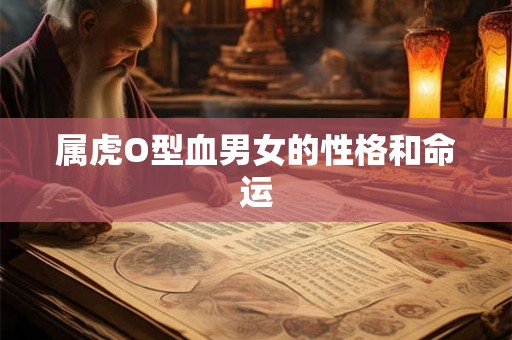 属虎O型血男女的性格和命运