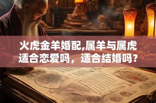 火虎金羊婚配,属羊与属虎适合恋爱吗，适合结婚吗？
