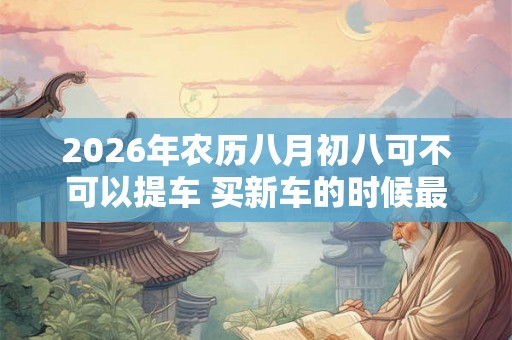 2026年农历八月初八可不可以提车 买新车的时候最忌讳什么人坐 2026年农历八月初八可不可以提车 买新车的时候最忌讳什么人坐