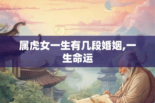 属虎女一生有几段婚姻,一生命运