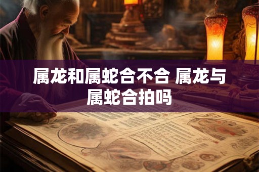 属龙和属蛇合不合 属龙与属蛇合拍吗