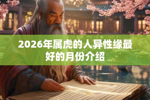 2026年属虎的人异性缘最好的月份介绍