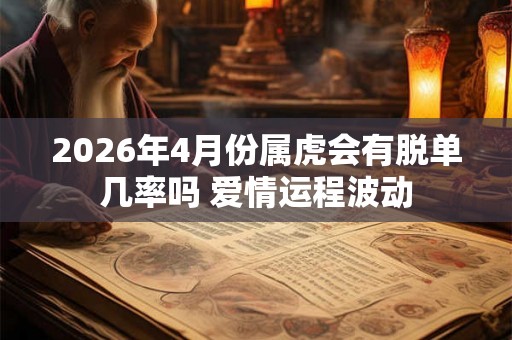 2026年4月份属虎会有脱单几率吗 爱情运程波动