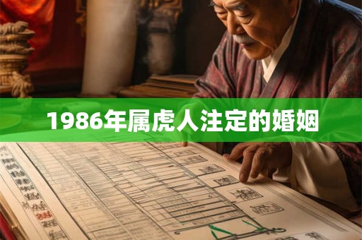 1986年属虎人注定的婚姻