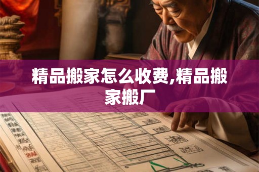 精品搬家怎么收费,精品搬家搬厂