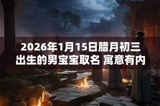 2026年1月15日腊月初三出生的男宝宝取名 寓意有内涵 2026年1月15日腊月初三出生的男宝宝取名 寓意有内涵