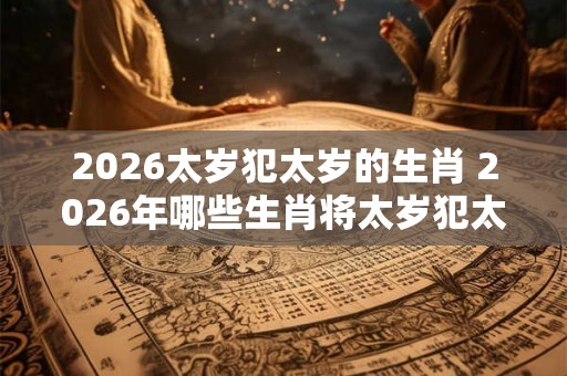 2026太岁犯太岁的生肖 2026年哪些生肖将太岁犯太岁