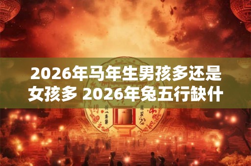 2026年马年生男孩多还是女孩多 2026年兔五行缺什么