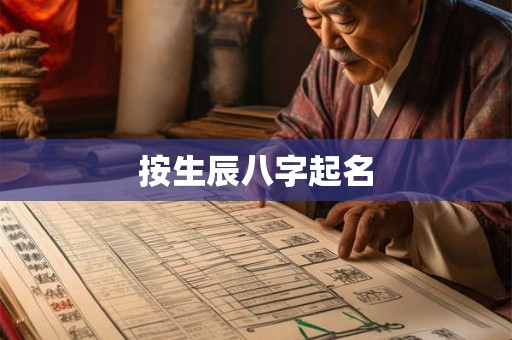 按生辰八字起名 按生辰八字起名