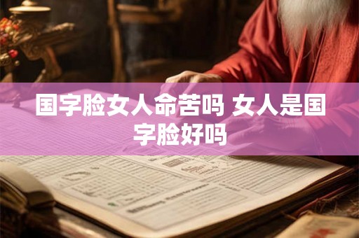 国字脸女人命苦吗 女人是国字脸好吗