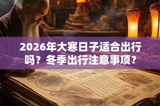 2026年大寒日子适合出行吗？冬季出行注意事项？