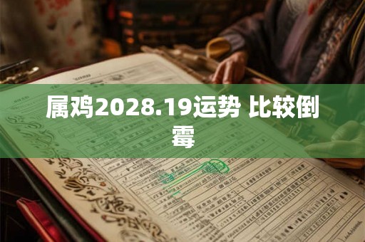 属鸡2028.19运势 比较倒霉 属鸡2028.19运势 比较倒霉