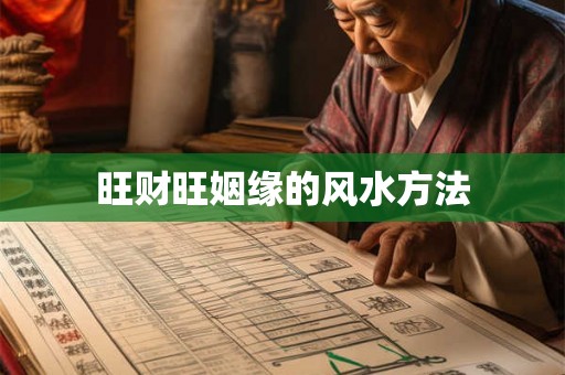 旺财旺姻缘的风水方法