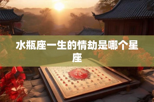 水瓶座一生的情劫是哪个星座