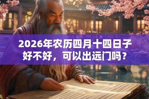 2026年农历四月十四日子好不好，可以出远门吗？
