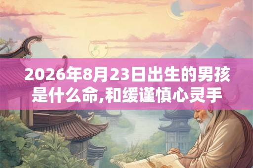 2026年8月23日出生的男孩是什么命,和缓谨慎心灵手巧