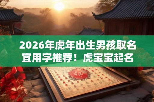 2026年虎年出生男孩取名宜用字推荐！虎宝宝起名