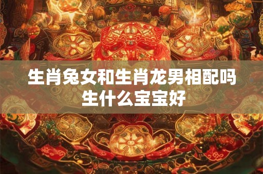 生肖兔女和生肖龙男相配吗 生什么宝宝好
