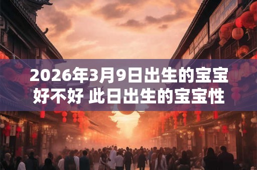 2026年3月9日出生的宝宝好不好 此日出生的宝宝性格