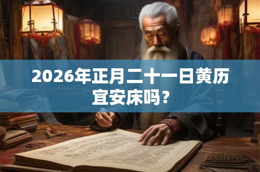 2026年正月二十一日黄历宜安床吗？