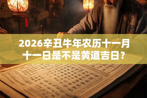 2026辛丑牛年农历十一月十一日是不是黄道吉日? 2026辛丑牛年农历十一月十一日是不是黄道吉日?