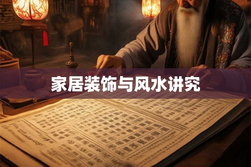 家居装饰与风水讲究 家居装饰与风水讲究