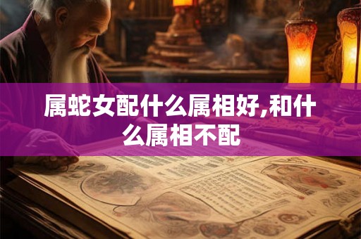 属蛇女配什么属相好,和什么属相不配