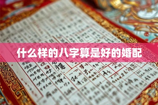 什么样的八字算是好的婚配