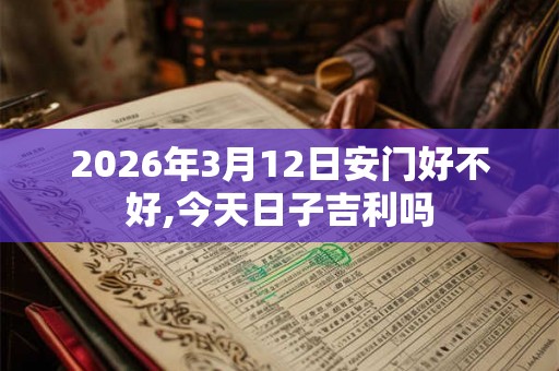 2026年3月12日安门好不好,今天日子吉利吗